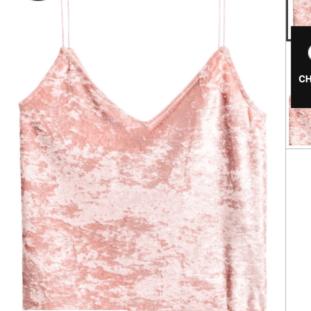 H&M Velvet Tank